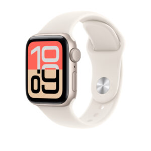 Apple Watch SE 3 GPS 44mm Blanco estrella Caja de aluminio con Blanco estrella Sport Band - S/M