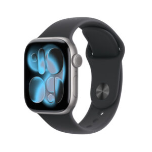 Apple Watch Series 11 GPS 42mm Gris espacial Caja de aluminio con Negro Sport Band - M/L