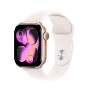 Apple Watch Series 11 GPS 42mm Oro rosa Caja de aluminio con Light Blush Sport Band - M/L