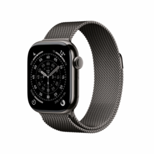 Apple Watch Series 11 GPS + Cellular 42mm Pizarra Caja de titanio con Pizarra Milanese Loop