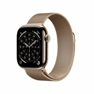 Apple Watch Series 11 GPS + Cellular 46mm Oro Caja de titanio con Oro Milanese Loop - M/L