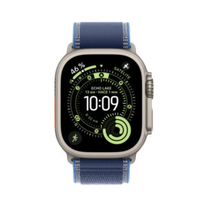 Apple Watch Ultra 3 GPS + Cellular 49mm Natural Caja de titanio con Blue/Bright Blue Trail Loop - M/L