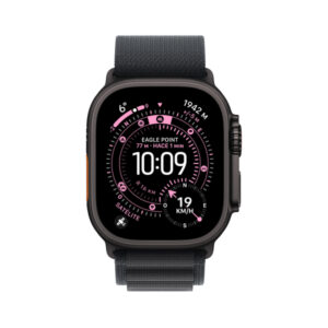 Apple Watch Ultra 3 GPS + Cellular 49mm Negro Caja de titanio con Negro Alpine Loop - Small