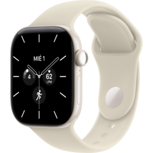 Apple Watch Series 12 GPS + Cellular 42mm caja cerámica blanco perla con Arena Sport Band - M/L