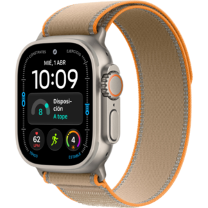 Apple Watch Ultra 4 GPS + Cellular 49mm caja titanio natural con Arena Trail Loop - S/M
